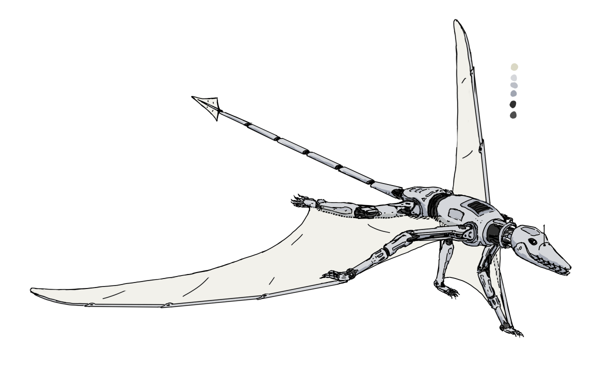 Roborhamph in an isometric view